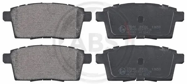 Brake Pad Set, disc brake (37644)
