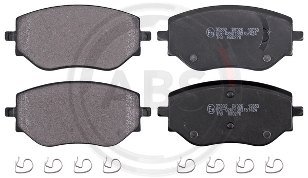 Brake Pad Set, disc brake (35332)