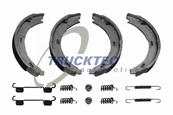 Brake Shoe Set, parking brake (02.35.203)