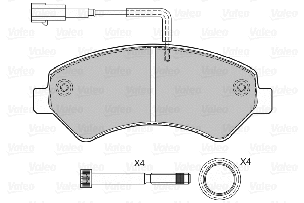 Brake Pad Set, disc brake (601276)
