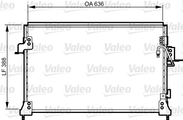 Condenser, air conditioning (818025)
