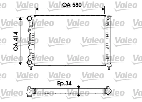Radiator, engine cooling (732854)