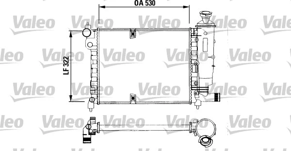 Radiator, engine cooling (730515)