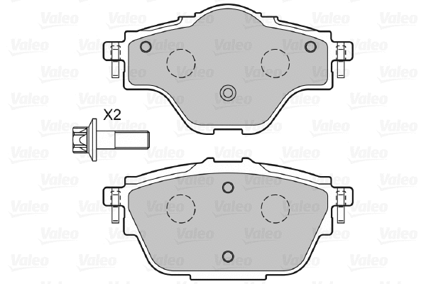 Brake Pad Set, disc brake (601395)