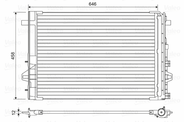 Condenser, air conditioning (814035)