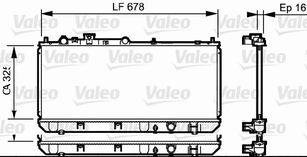 Radiator, engine cooling (734123)