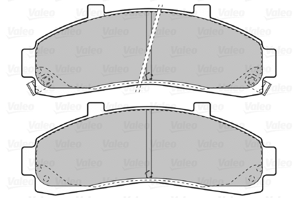 Brake Pad Set, disc brake (598906)