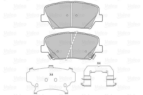 Brake Pad Set, disc brake (601406)