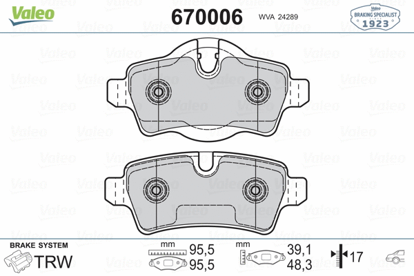 Brake Pad Set, disc brake