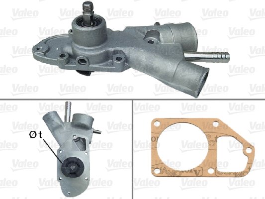 Water Pump, engine cooling (506247)