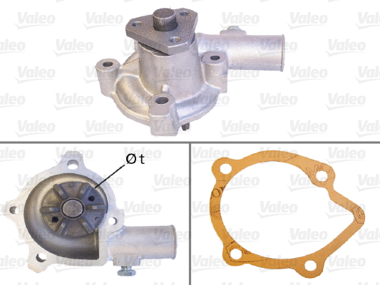 Water Pump, engine cooling (506032)