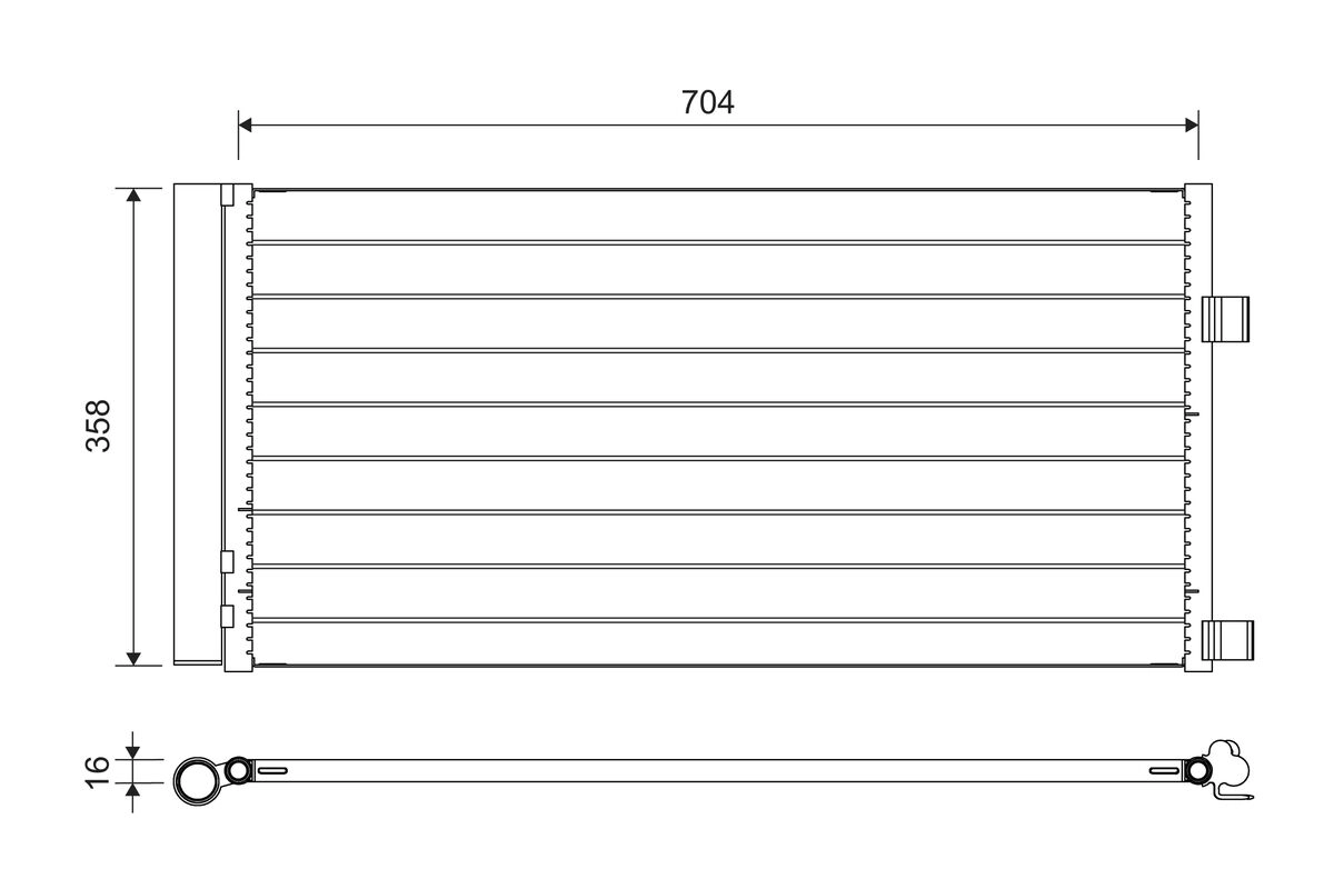 Condenser, air conditioning (814378)