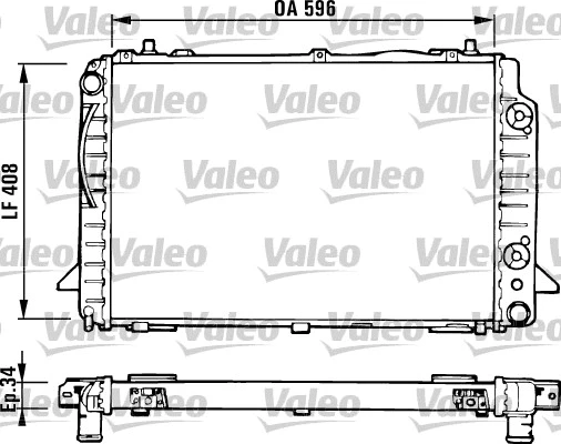 Radiator, engine cooling (731430)