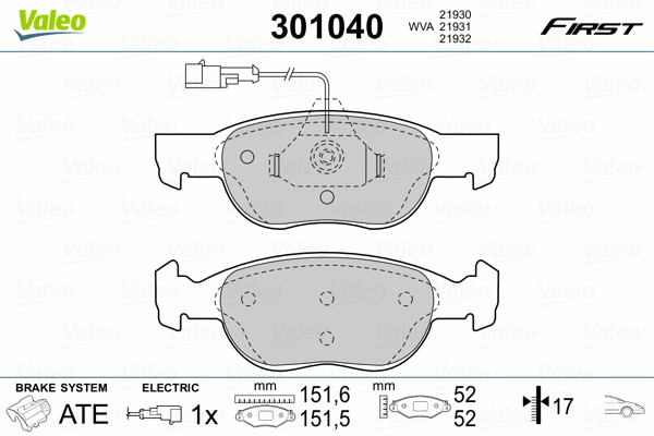 Brake Pad Set, disc brake