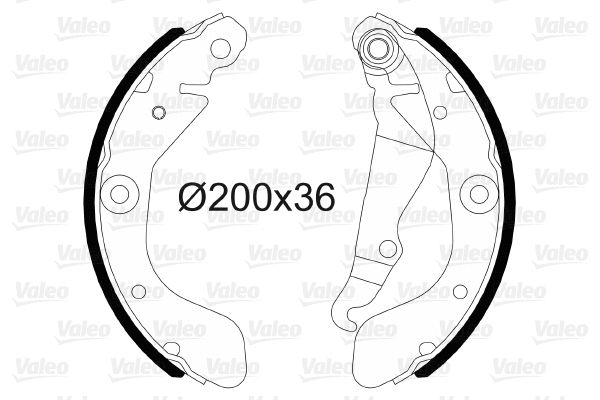 Brake Shoe Set (564172)