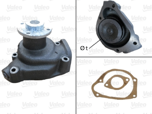 Water Pump, engine cooling (506358)