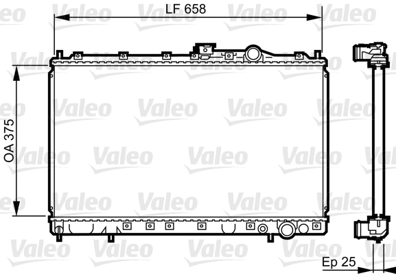 Radiator, engine cooling (731451)