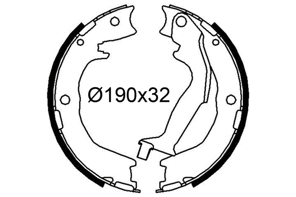Brake Shoe Set (564324)