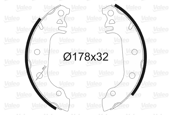 Brake Shoe Set (562089)