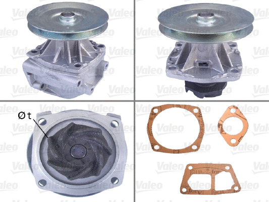 Water Pump, engine cooling (506075)
