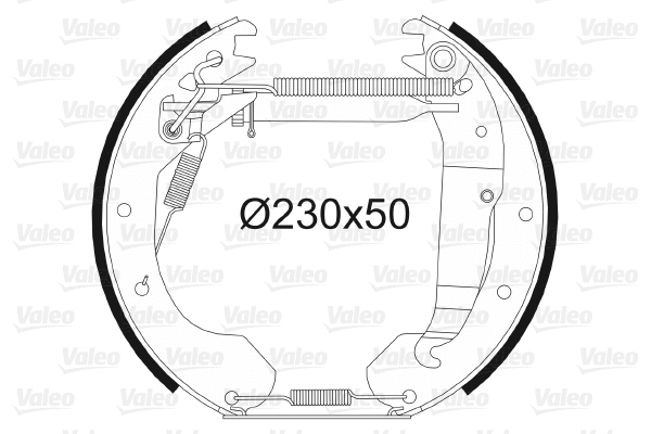 Brake Shoe Set (554807)