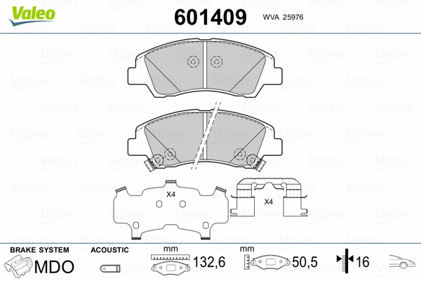 Brake Pad Set, disc brake