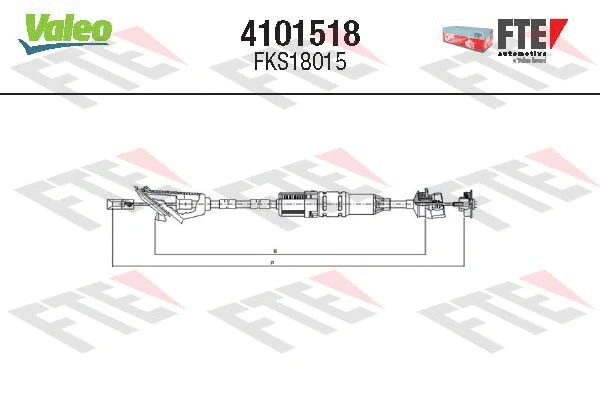 Cable Pull, clutch control (4101518)