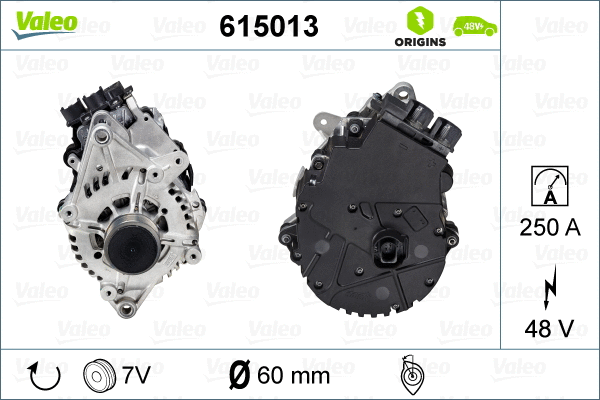 Alternator, starter