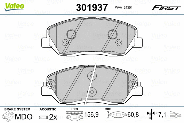 Brake Pad Set, disc brake