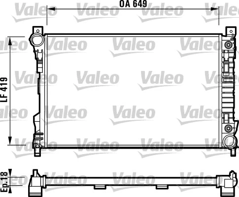 Radiator, engine cooling (732740)