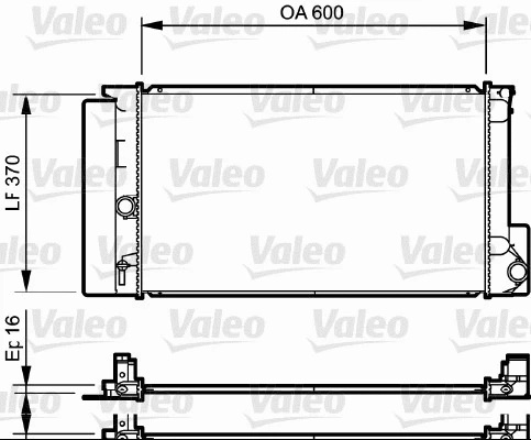 Radiator, engine cooling (735250)