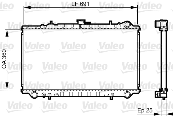 Radiator, engine cooling (731674)