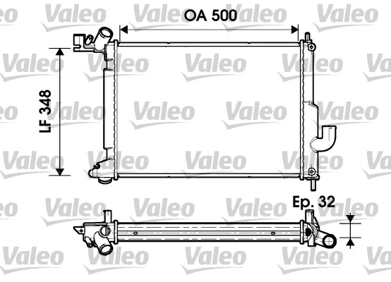 Radiator, engine cooling (732349)