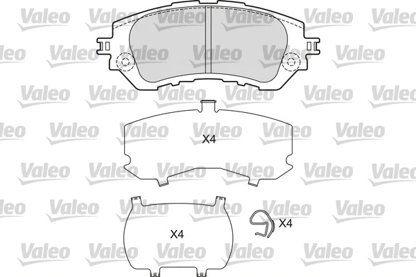 Brake Pad Set, disc brake (601668)