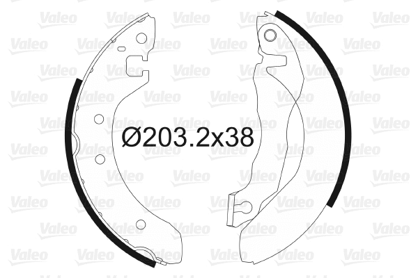 Brake Shoe Set (562055)