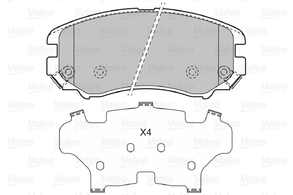Brake Pad Set, disc brake (598744)