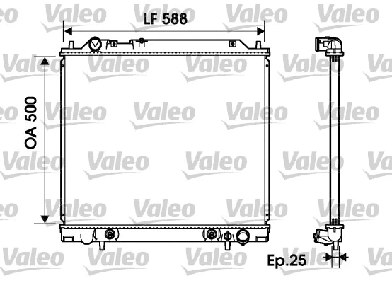 Radiator, engine cooling (734145)