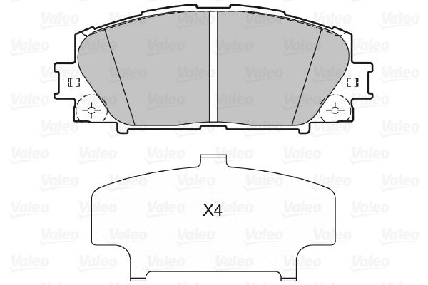 Brake Pad Set, disc brake (601054)