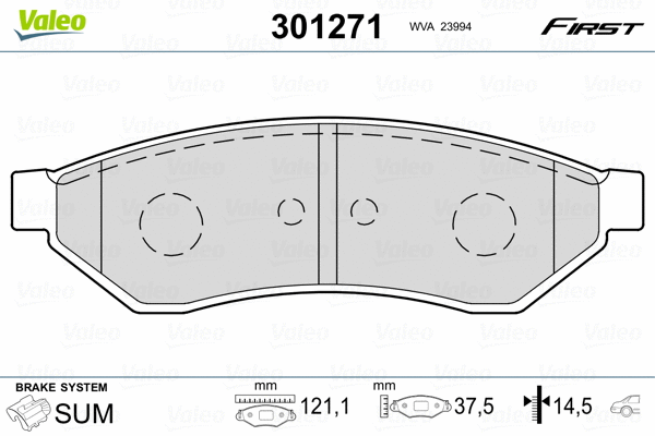 Brake Pad Set, disc brake