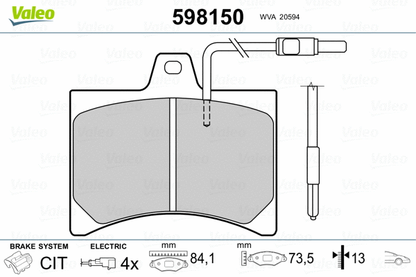 Brake Pad Set, disc brake