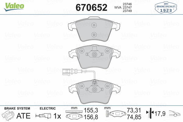 Brake Pad Set, disc brake