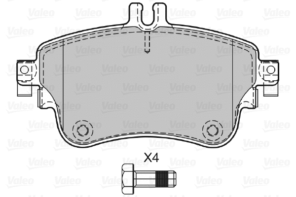 Brake Pad Set, disc brake (601317)
