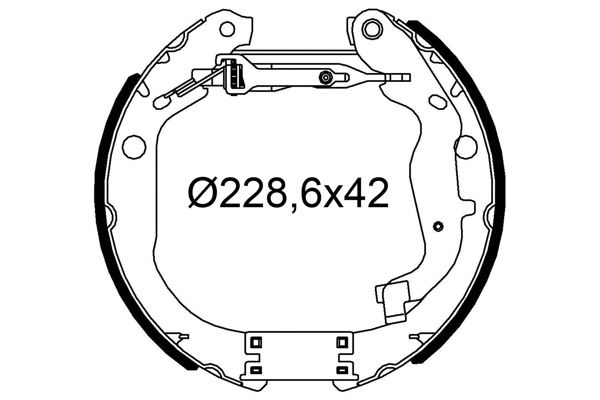 Brake Shoe Set (554968)
