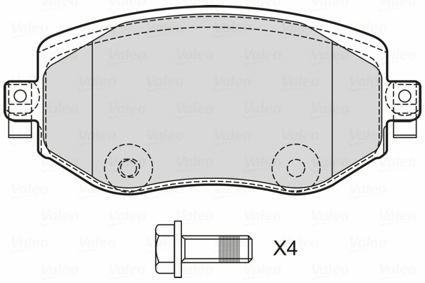 Brake Pad Set, disc brake (601744)