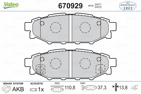 Brake Pad Set, disc brake