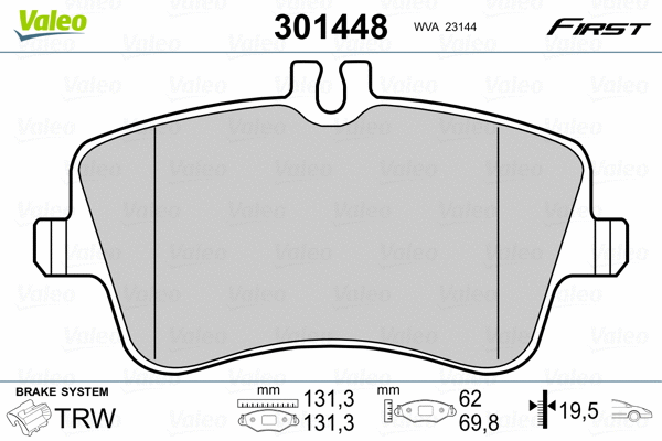 Brake Pad Set, disc brake