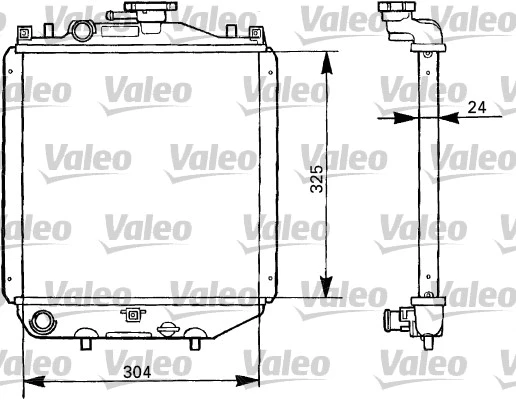 Radiator, engine cooling (731290)