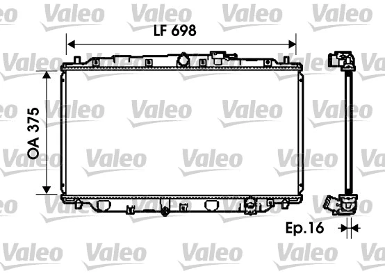 Radiator, engine cooling (734624)