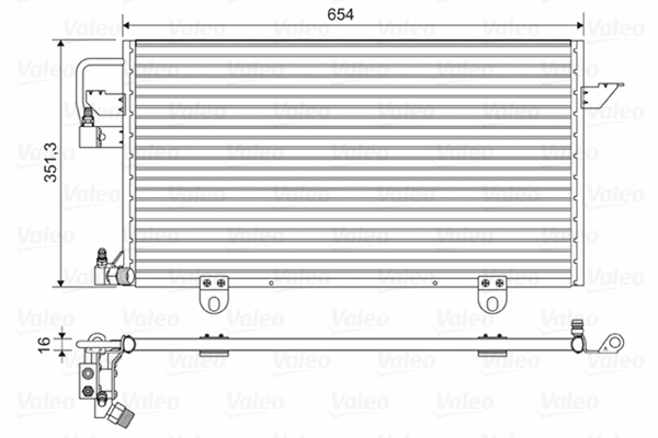 Condenser, air conditioning (822602)