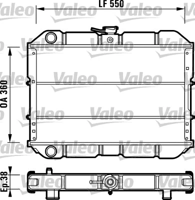Radiator, engine cooling (731540)
